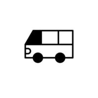 auto, automobil, transport durchgezogene linie symbol vektor illustration logo vorlage. für viele Zwecke geeignet.