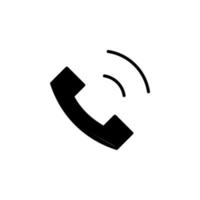 anruf, zentrum, telefon durchgezogene linie symbol vektor illustration logo vorlage. für viele Zwecke geeignet.