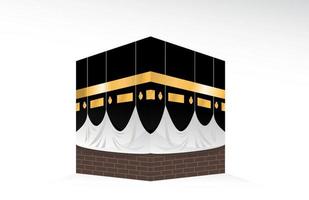 kaaba in mekka saudi-arabien vektor