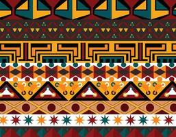 afrikansk tribal etniskt mönster traditionell design. sömlösa afrikanska mönster. vintagetryck för textilier. handritad prydnad. vektor illustration.