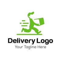 Logo-Vorlage für schnelle Lieferung vektor