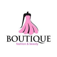 boutique logotyp design vektor mall