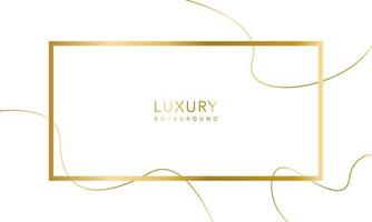 weißer luxus abstrakter hintergrund mit goldenen linien und schatten. Premium-Vektor-Illustration vektor