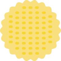 waffelvektorillustration auf einem hintergrund. hochwertige symbole. vektorikonen für konzept und grafikdesign. vektor