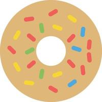 Donut-Vektorillustration auf einem Hintergrund. Premium-Qualitätssymbole. Vektorsymbole für Konzept und Grafikdesign. vektor