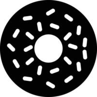 Donut-Vektorillustration auf einem Hintergrund. Premium-Qualitätssymbole. Vektorsymbole für Konzept und Grafikdesign. vektor