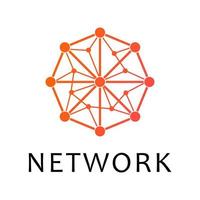 Netzwerk-Vektor-Logo vektor