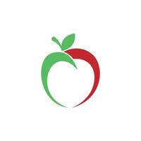 Apple-Symbol-Logo-Design-Illustrationsvorlage vektor