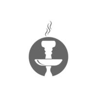 shisha shisha symbol logo illustration vorlage vektor