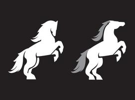 Vektor-Pferd-Logo-Vorlage. Pferdeikonenkunst. vektor