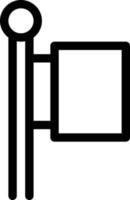 brettvektorillustration auf einem hintergrund. hochwertige symbole. vektorikonen für konzept und grafikdesign. vektor