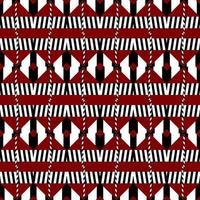 mönster med röda och vita ränder design för tyg, kläder vektor