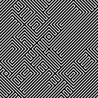 schwindelerregende Labyrinth-Puzzlelinien der optischen Täuschung vektor