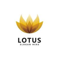 Beauty Lotus Flower Logo Spa Logo Vektor Yoga und Therapie Symbol