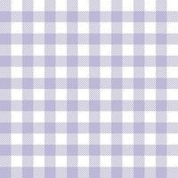 pastellviolette und weiße Farben Gingham-Musterhintergrund. vektor