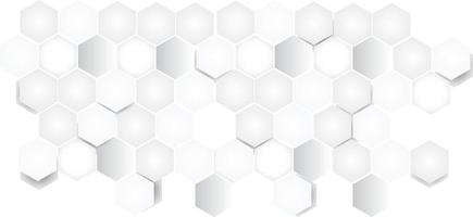Hexagon-Vektor-Zusammenfassungshintergrund für Kunst- und Geschäftsdateninformationen vektor