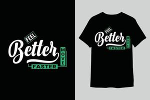 Typografie T-Shirt Design vektor