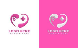 Herz einfaches Logo für Ihr Unternehmen vektor
