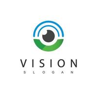 Auge-Logo-Design-Vorlage, Vision-Logo-Konzept. vektor