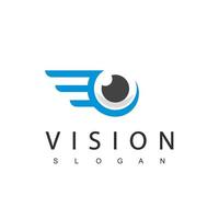 Auge-Logo-Design-Vorlage, Vision-Logo-Konzept. vektor