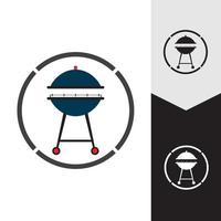 Grill-Symbol-Vektor-Illustration vektor