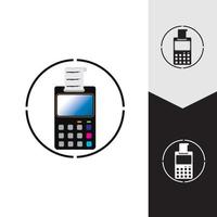 kreditkortsmaskin. bankomat för pengar. betalning terminal illustration vektor