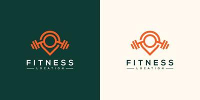 fitness plats logotyp vektor design