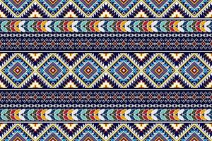 ikat etnisk sömlös textilmönsterdesign. Aztec tyg matta mandala ornament textil dekorationer tapet. tribal boho infödda kalkon traditionell broderi vektor bakgrund.