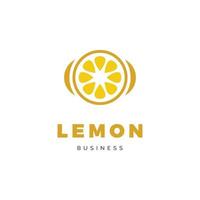 Inspiration für das Design des Zitronenfrucht-Symbols vektor