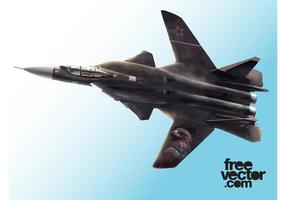 fighter jet vektorgrafik vektor