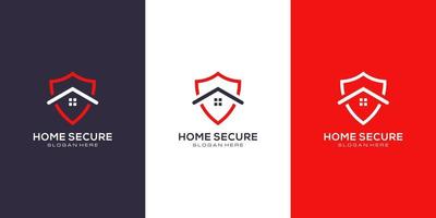 Home-Schild-Logo-Design-Vektor vektor