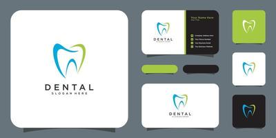 Zahnpflege-Logo-Vektor-Template-Design vektor