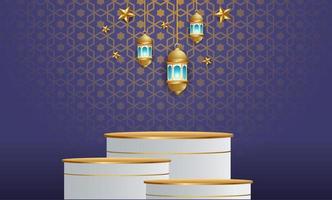 ramadan kareem banner bakgrundsdesign illustration vektor