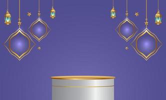 Ramadan Kareem Banner Hintergrund Design Illustration vektor