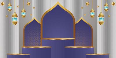 ramadan kareem banner bakgrundsdesign illustration vektor