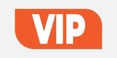 modern stil vip ikon logotyp vektor