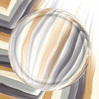 färgglada 3d suddig sfärisk boll. vektor illustration