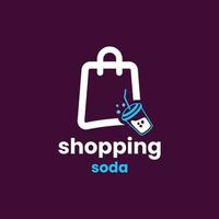 Shopping-Soda-Logo vektor