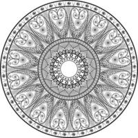 Mandala-Vorlagendesign vektor