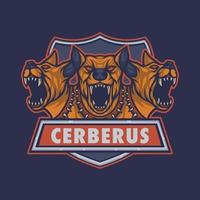 cerberus esport logotyp vektor