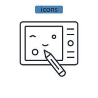 konst ikoner symbol vektorelement för infographic webben vektor