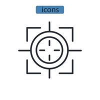 geolocation ikoner symbol vektor element för infographic webben