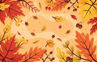 hösten lämnar bakgrund vektor