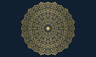 Mandala-Muster-Design. vektor