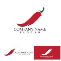 chili peppar logotyp vektor ikon illustration formgivningsmall