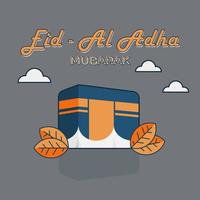 eid al adha hintergrundillustration vektor