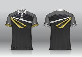 pikétröja uniform design för utomhussporter vektor