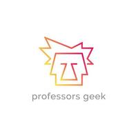 Professoren-Geek-Logo für Blog und Vlog der Bildungs-App