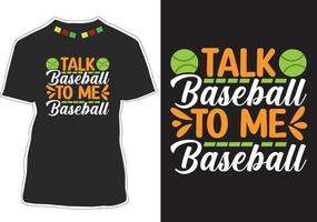 Baseball-T-Shirt-Design-Vektor vektor