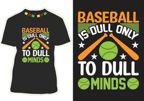 Baseball-T-Shirt-Design-Vektor vektor